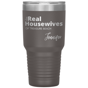 The Real Housewives 30 oz Tumbler with your location and name - Island Mermaid Tribe
