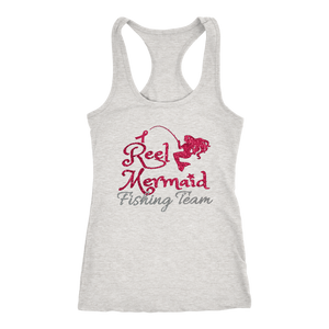 Fishing For a Cure - Reel Mermaid in Pink and Silver Glitter - Island Mermaid Tribe