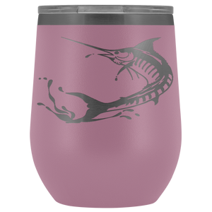 Marlin Laser Engraved Wine Tumbler
