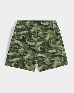 Green Saltwater Camo Men's Swim Trunk