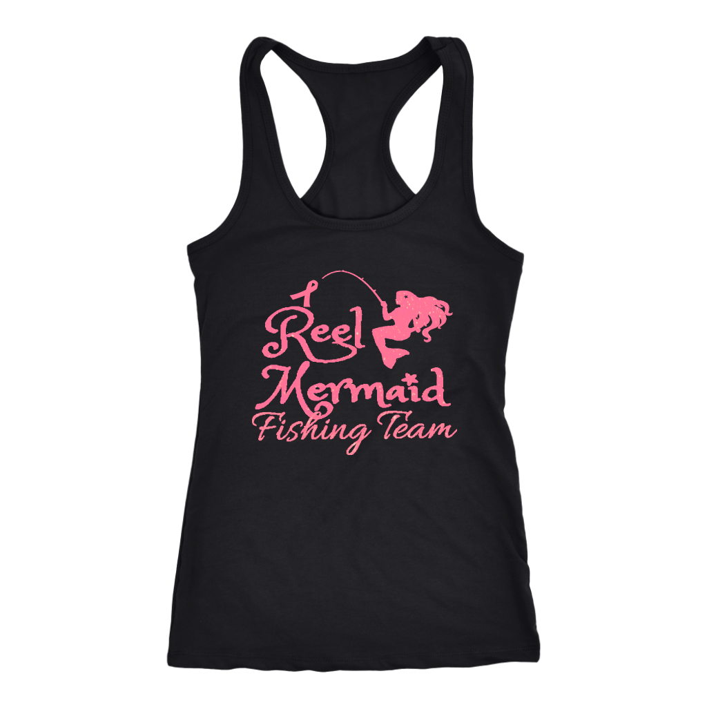 Fishing For a Cure - Reel Mermaid Fishing Team in Pink - Island Mermaid Tribe