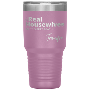 The Real Housewives 30 oz Tumbler with your location and name - Island Mermaid Tribe