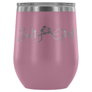 Salty Girl Stainless Steel Wine Tumbler (12 Color Options)