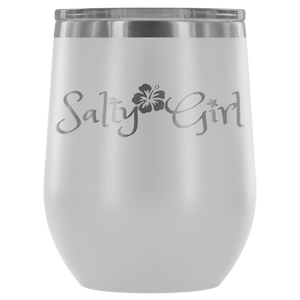 Salty Girl Stainless Steel Wine Tumbler (12 Color Options)