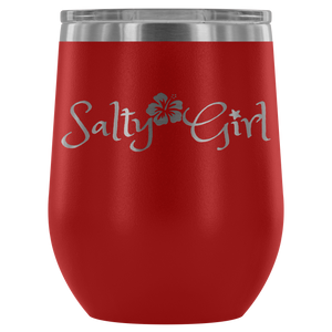 Salty Girl Stainless Steel Wine Tumbler (12 Color Options)