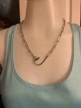 Load image into Gallery viewer, Fish Hook Paperclip Necklace