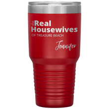 Load image into Gallery viewer, The Real Housewives 30 oz Tumbler with your location and name - Island Mermaid Tribe
