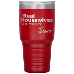 The Real Housewives 30 oz Tumbler with your location and name - Island Mermaid Tribe