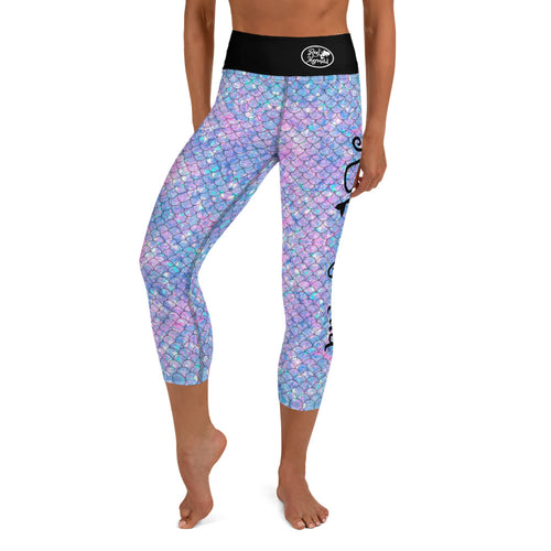 Periwinkle Capri Reel Mermaid Leggings