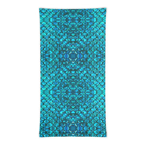 Mermaid Teals Neck Gaiter