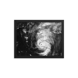 Hurricane Irma Framed poster - Island Mermaid Tribe
