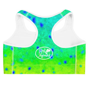 Mahi Print Sports bra - Island Mermaid Tribe