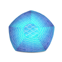 Load image into Gallery viewer, Ombre Blues Reel Mermaid Bean Bag Chair w/ filling