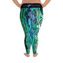 Load image into Gallery viewer, Reel Mermaid Abalone Print Plus Size Leggings