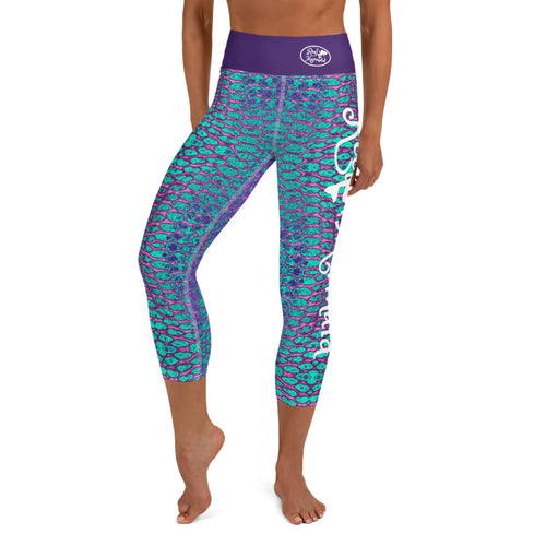 Purple Haze Capri Leggings