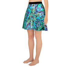 Load image into Gallery viewer, Abalone Print Skater Skirt - Island Mermaid Tribe