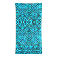 Load image into Gallery viewer, Mermaid Teals Neck Gaiter