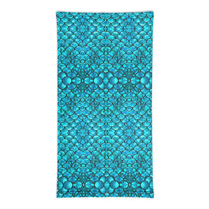 Mermaid Teals Neck Gaiter