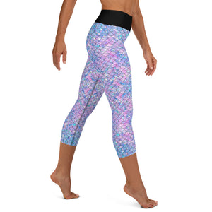 Periwinkle Capri Reel Mermaid Leggings