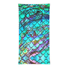 Load image into Gallery viewer, Mermaid Blues Neck Gaiter/Buff/Scarf/Mask