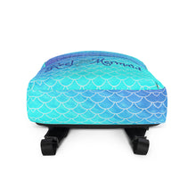 Load image into Gallery viewer, Ombre Blues Reel Mermaid Backpack