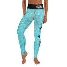 Load image into Gallery viewer, Marlin and Wood Grain Yoga Leggings