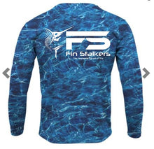 Load image into Gallery viewer, Fin Stalkers Mossy Oak Elements XT Long Sleeve Shirt available in Blacktip, Bonefish and Marlin colors!