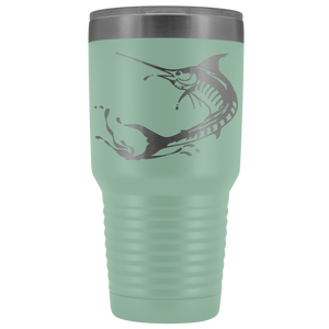 Marlin Laser Engraved Tumbler - 30oz Tumbler