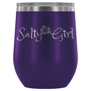 Salty Girl Stainless Steel Wine Tumbler (12 Color Options)