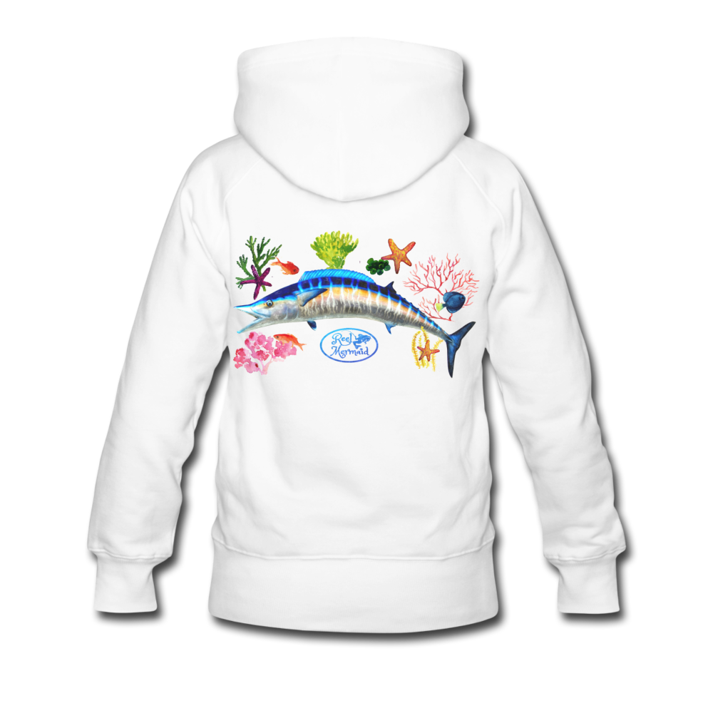Women’s Wahoo Premium Hoodie - white