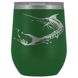 Marlin Laser Engraved Wine Tumbler