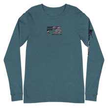 Load image into Gallery viewer, Patriotic Fin Stalkers Unisex Long Sleeve Tee