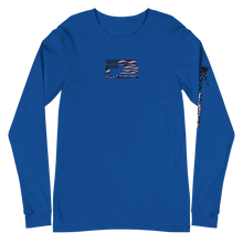 Load image into Gallery viewer, Patriotic Fin Stalkers Unisex Long Sleeve Tee
