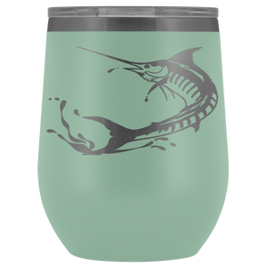 Marlin Laser Engraved Wine Tumbler